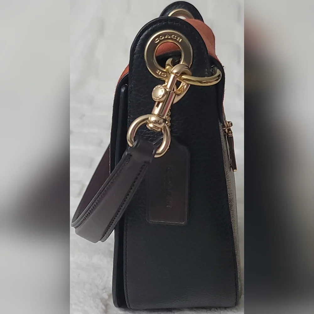 Coach Kleo Shoulder Bag 23 In Signature Canvas *L2198-C5692* BNWOT - Picture 2 of 12